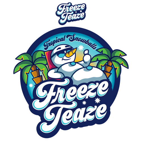 "Freeze Teaze Tropical Snowballs" Design by 3AM3I