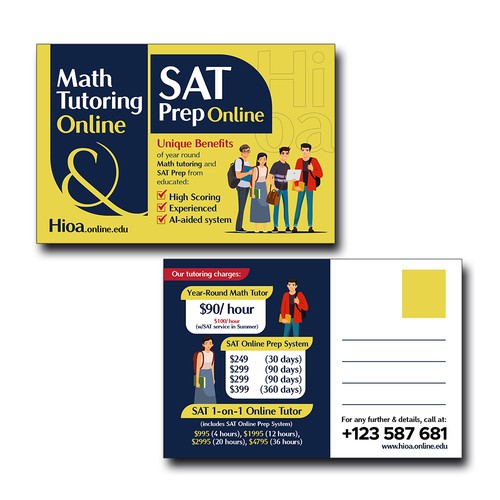 Postcard, flyer or print contest entry by SUN Ideas!