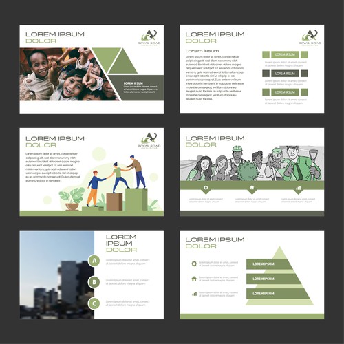 Help us help poor rural communities by providing a simple and stunning powerpoint template Design by Spike Spiegel