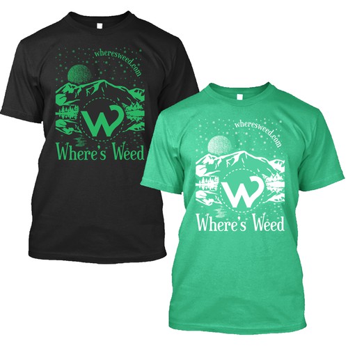 Tshirt needed for leading marijuana dispensary locator app! Tshirt contest