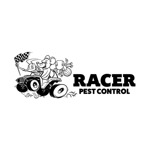 Design a cartoonish "Racing Pest at finish line" to promote our new pest control company Design by jagokandank