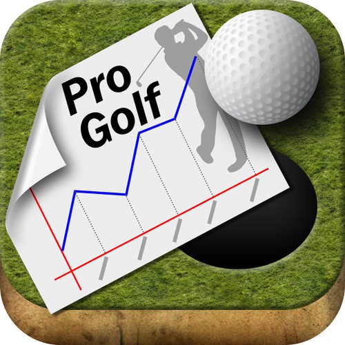  iOS application icon for pro golf stats app Réalisé par bersyukur