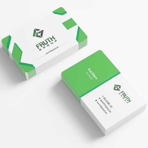 New High Tech Business Cards for High Tech Company Diseño de theweborigin