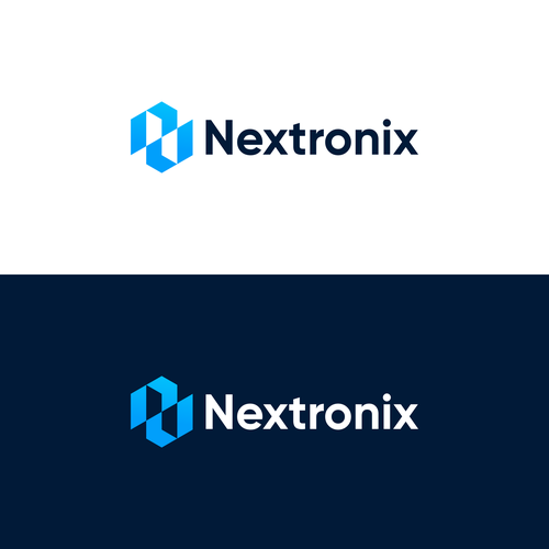 Modern corporate logo for a technology manufacturing company. Design by damayput