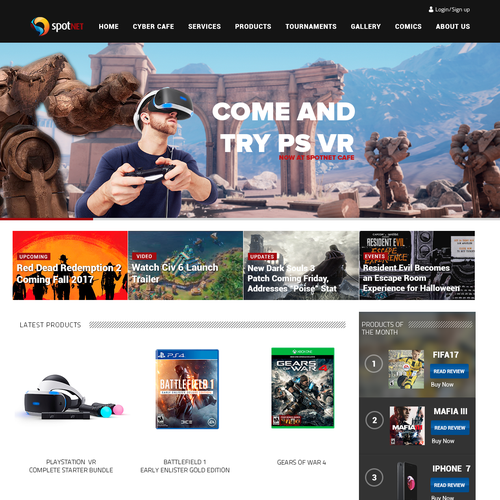 Spotnet website Design by Zeal Design