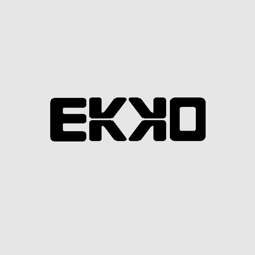 SIMPLE LOGO - ekko Letters then dm after Design by acaca.id