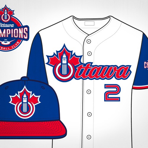 REDPINさんのOttawa Champions Baseball Club Logoデザイン