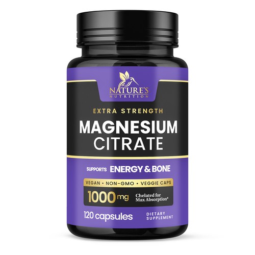 Premium Magnesium Citrate Design needed for Nature's Nutrition Design by Davi Giolo ★