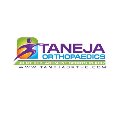 CREATIVE, IMAGINATIVE & STUNNING, LOGO WITH BOLD COLOURS FOR ORTHOPAEDIC SURGEON'S PRACTICE Design by A.Matar