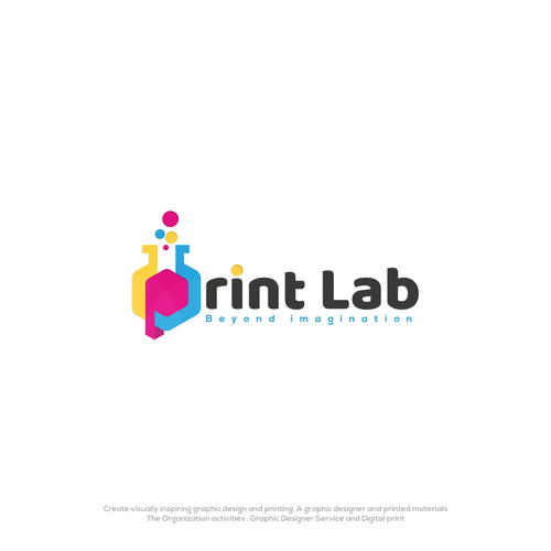 Request logo For Print Lab for business   visually inspiring graphic design and printing Design by YESU fedrick