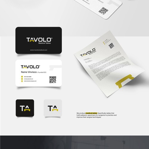 Medical Table Manufacturer Logo Design - Tavolo Design by FAVEO®