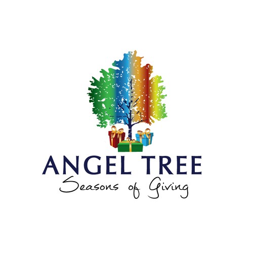 A non-profit logo called Angel Tree Design by Seneca_