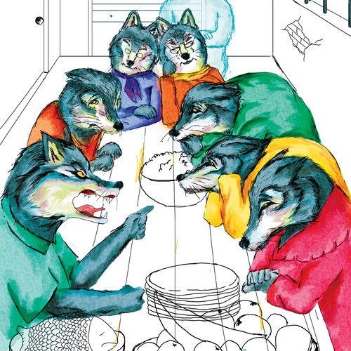 Design The  Unhealthy, Uncaring and Ungrateful  Wolf por Sifa Lovely Design