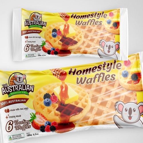 Waffle Packet Design Design by rizal hermansyah