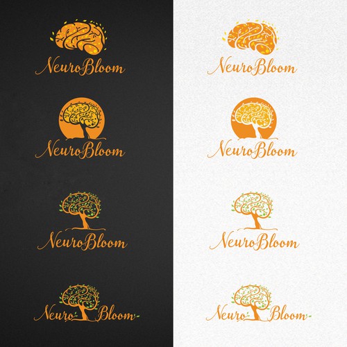 Create an elegant, brain blooming design for NeuroBloom! Design by RotRed