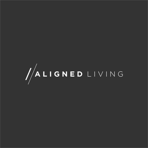 Modern yet simple logo. Think about how to play off of “aligned"- physical, mental, social health alignment Design by Cnofused