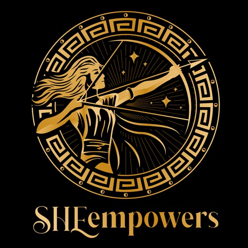 SHEempowers - luxurious design of a woman preferrably in some kind of a circle to appeal to women professionals Design by Jacob Gomes