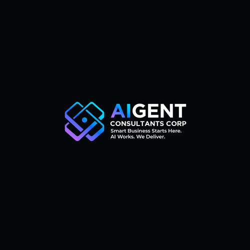 AI Agent Company: Appealing to small to medium sized businesses. Design by Blinca