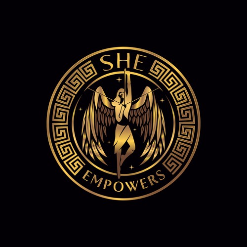 SHEempowers - luxurious design of a woman preferrably in some kind of a circle to appeal to women professionals Design by eMbo