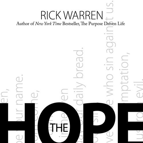 Design Rick Warren's New Book Cover Design réalisé par stemlund