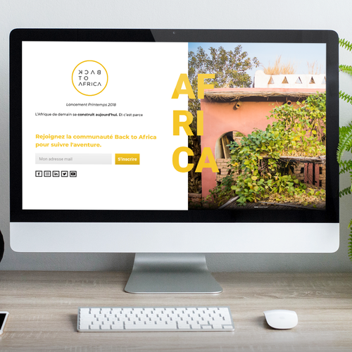 Landing page design contest entry by Micael F.