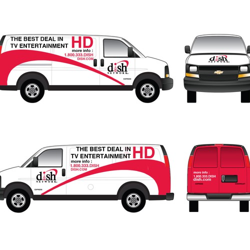 V&S 002 ~ REDESIGN THE DISH NETWORK INSTALLATION FLEET デザイン by Noise_edge