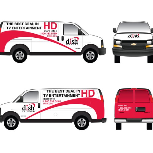 V&S 002 ~ REDESIGN THE DISH NETWORK INSTALLATION FLEET Design por Noise_edge
