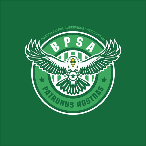 Border Patrol Supervisors Association Eagle Logo Design Design by Kaleya