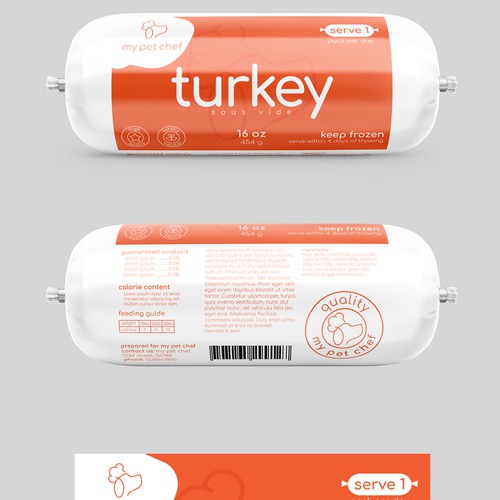 Premium Fresh Dog Food Design by Totoya