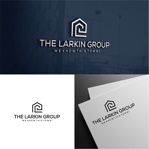 Designs Larkin Group Real Estate Rebrand in fastest growing town in