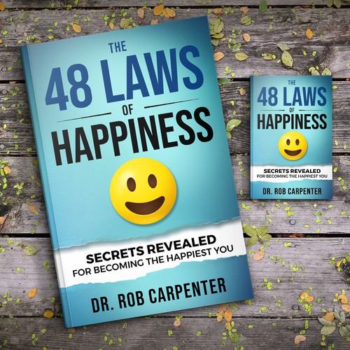 Design a fun and playful cover for a secrets to happiness book Design by Sam Arts Studio