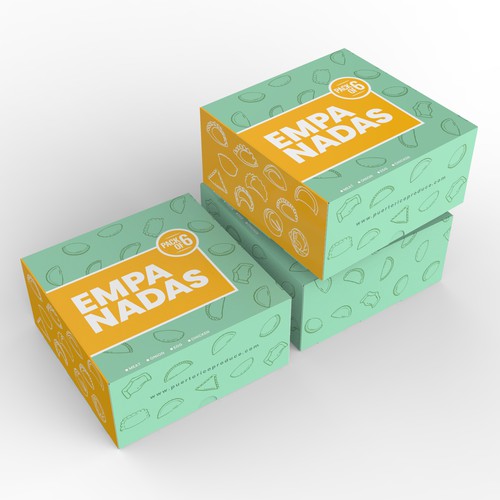 Empanada Box Design by -RD-