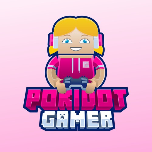 Popular Gamer Needs Logo to Beat All The Noobs! Réalisé par Vectamodd