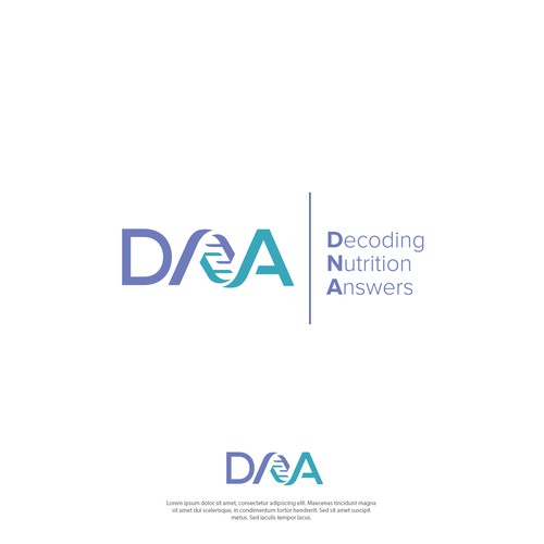 Logo for DNA-based fitness company Design by jn7_85