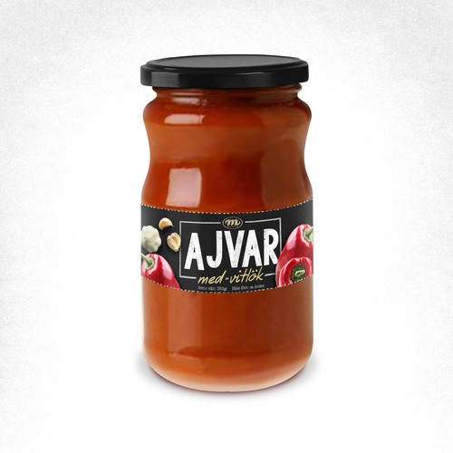 Label production for Ajvar Design by Lucky Pen