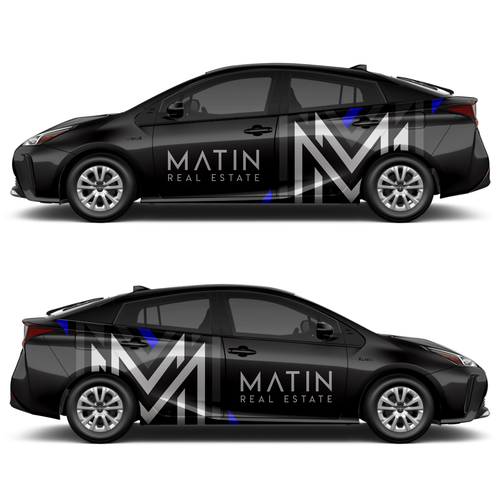 Luxury Real Estate Firm Prius Wrap Design by Light_Breeze