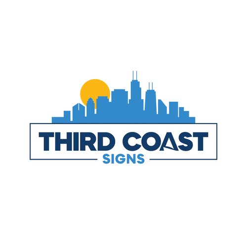 New vibrant business logo and branding for a sign making company serving Chicago Design by NinjaMouse™