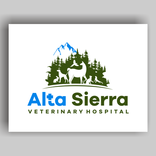 Mountain town veterinarian needs a new look! Diseño de Jeck ID