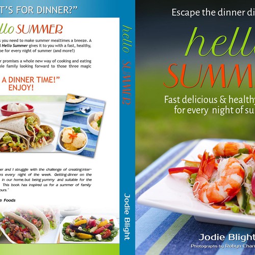 hello summer - design a revolutionary cookbook cover and see your design in every book shop デザイン by galland21