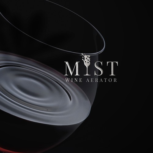 Wine Mist Logo Design by Stebelska Design