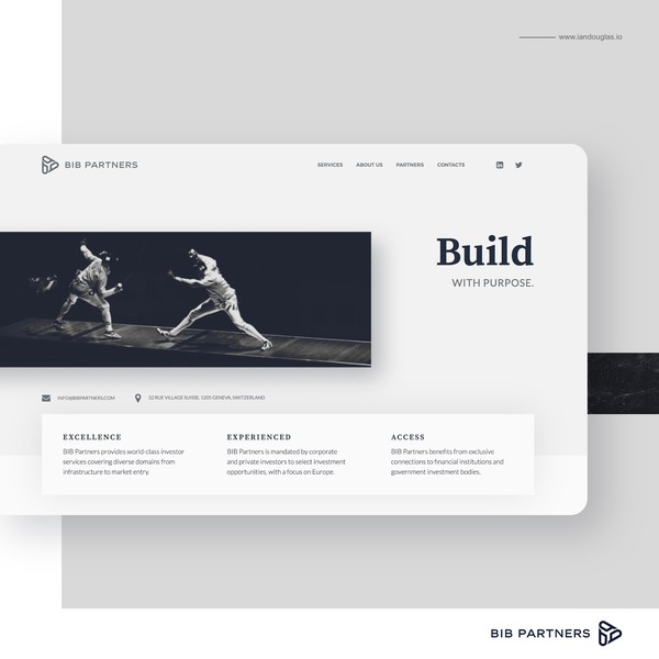 Web design/development for BIB Partners