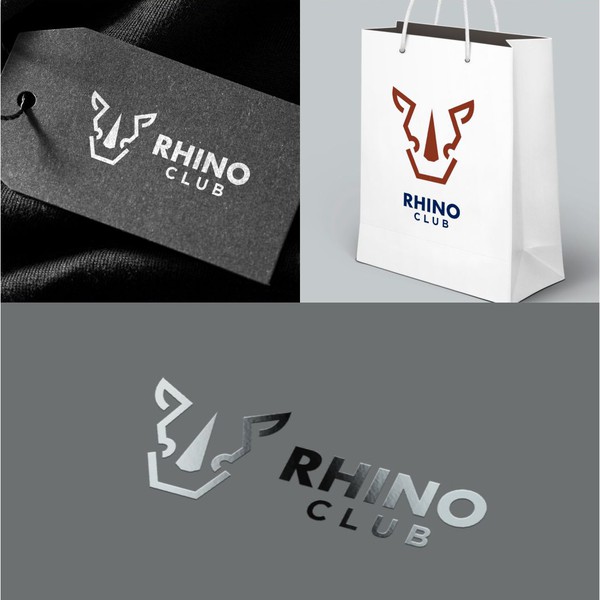 Rhino Club – Modern Minimal Logo & Brand Identity