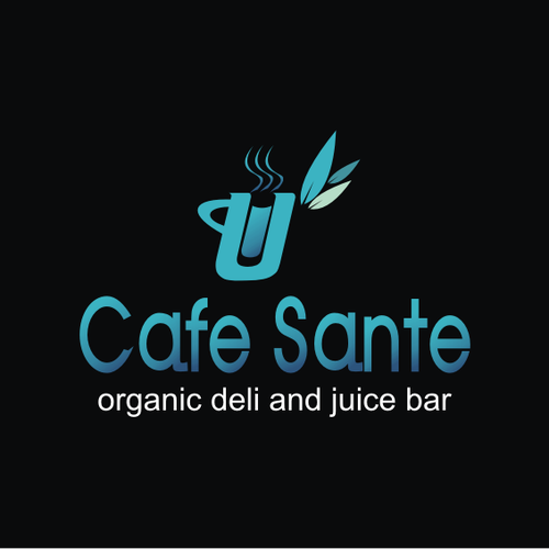 Create the next logo for "Cafe Sante" organic deli and juice bar Diseño de Budysetiya77