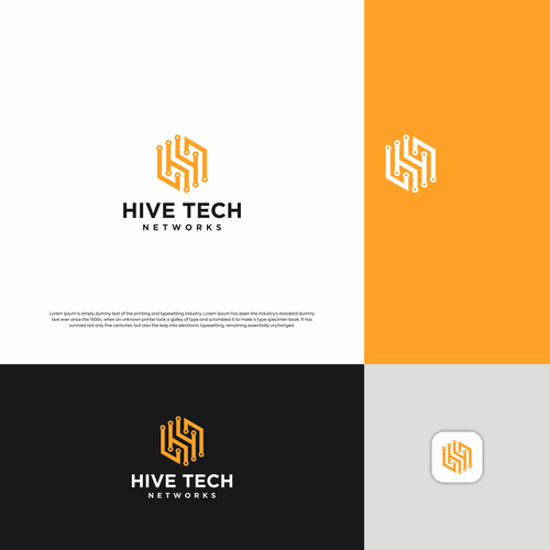 Hive Tech Networks Design von parvezart