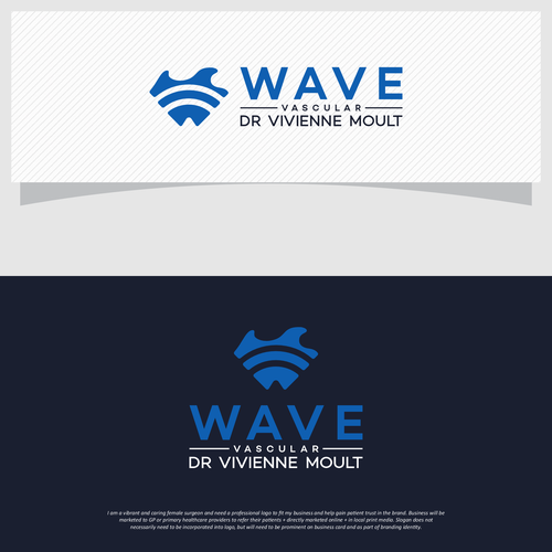 Modern and professional logo for Vascular Surgeon Design by moOks™