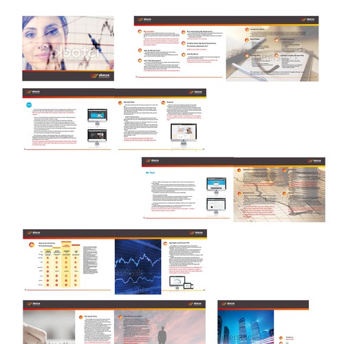 Design an amazing e-brochure for a not-so-typical accountancy firm! Design by bmp design