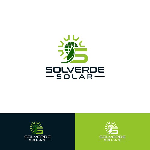 Clean logo for solar company Design by MisterR