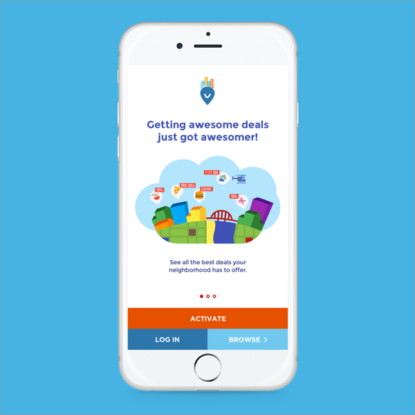 Design by Hinoki Studio titled "Deals app"