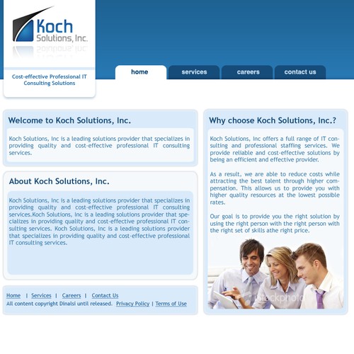 $500.00 Website template (Design only) Design by dinalsi