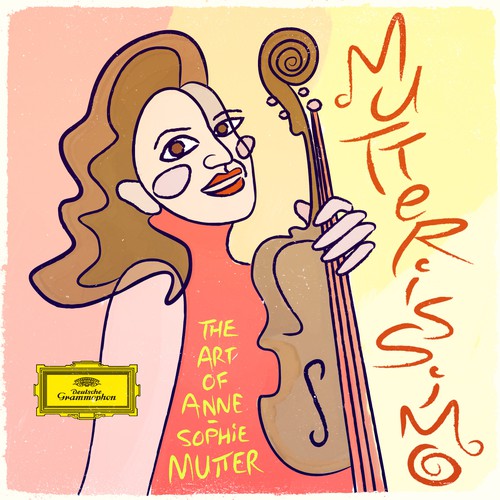 Illustrate the cover for Anne Sophie Mutter’s new album デザイン by Marcus Krone